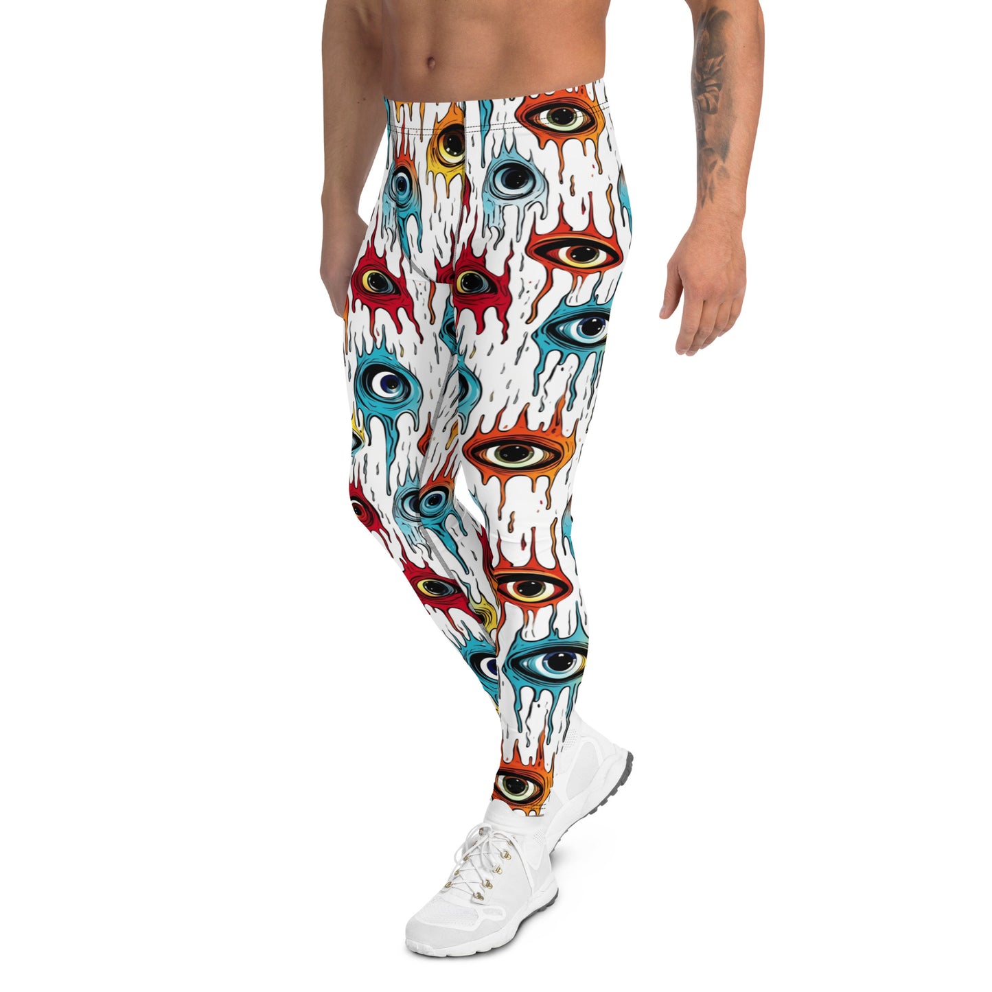 "Eye See You" Men’s Leggings - Dripping Eyes