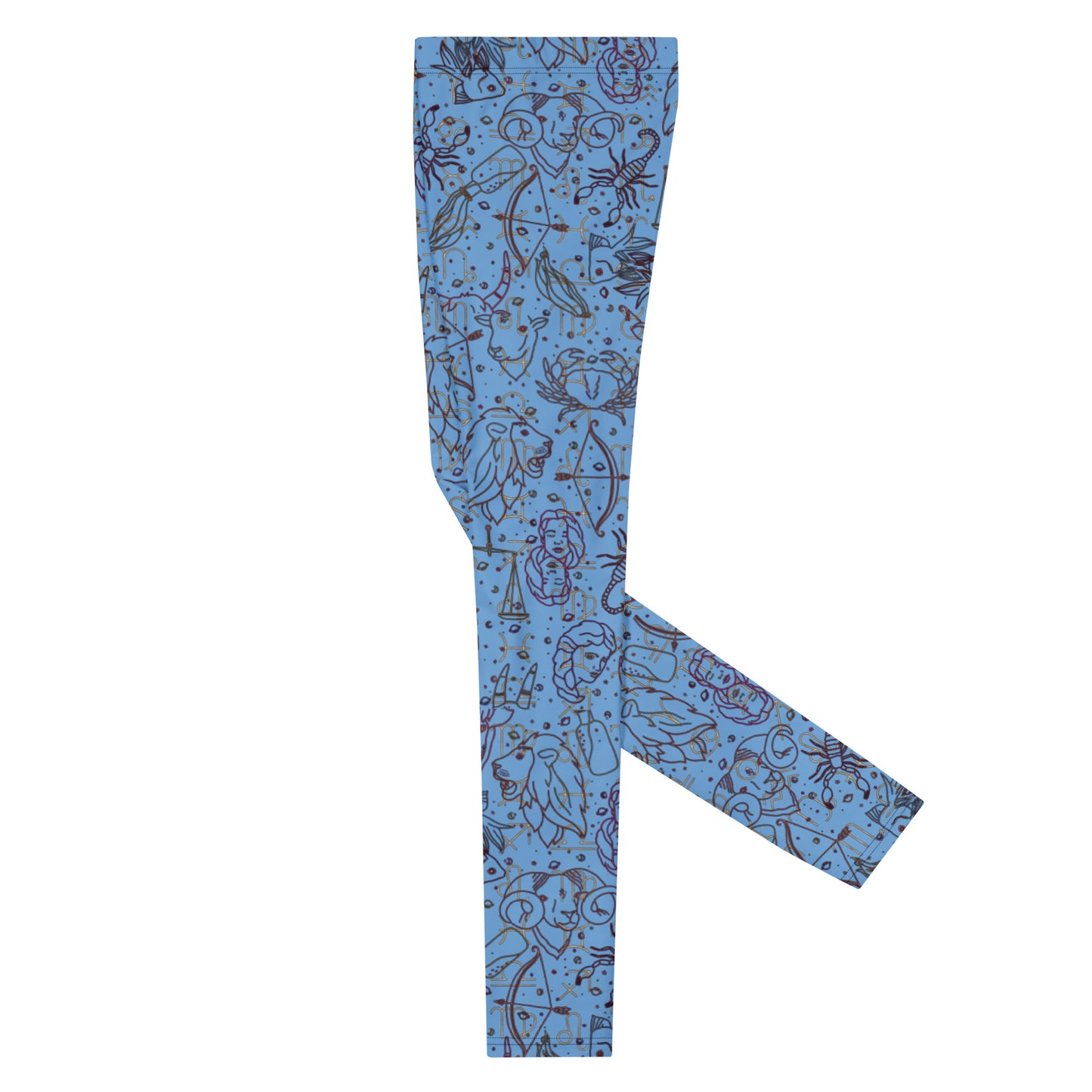 Star Signs Aligned Men’s Leggings– Cosmic Comfort with Zodiac Vibes