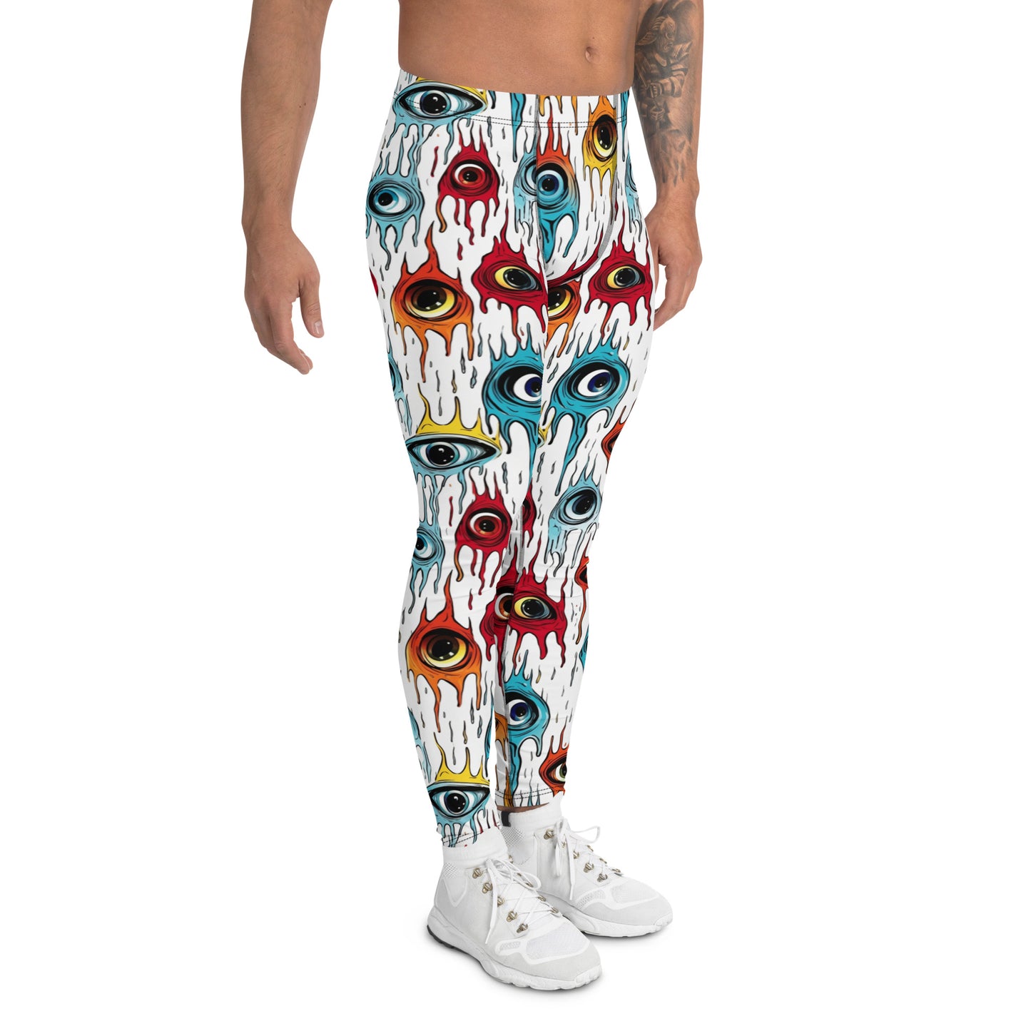 "Eye See You" Men’s Leggings - Dripping Eyes