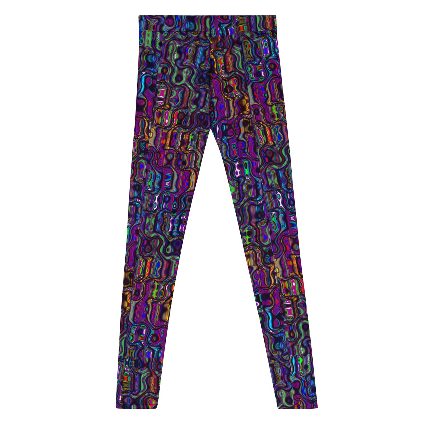 Men's Leggings, Multicolor, Purple Laquer, Rave Pants, Festival Tights, Gym Leggings, Wrestling Pants, Unusual Gifts for Him, Yoga Leggings