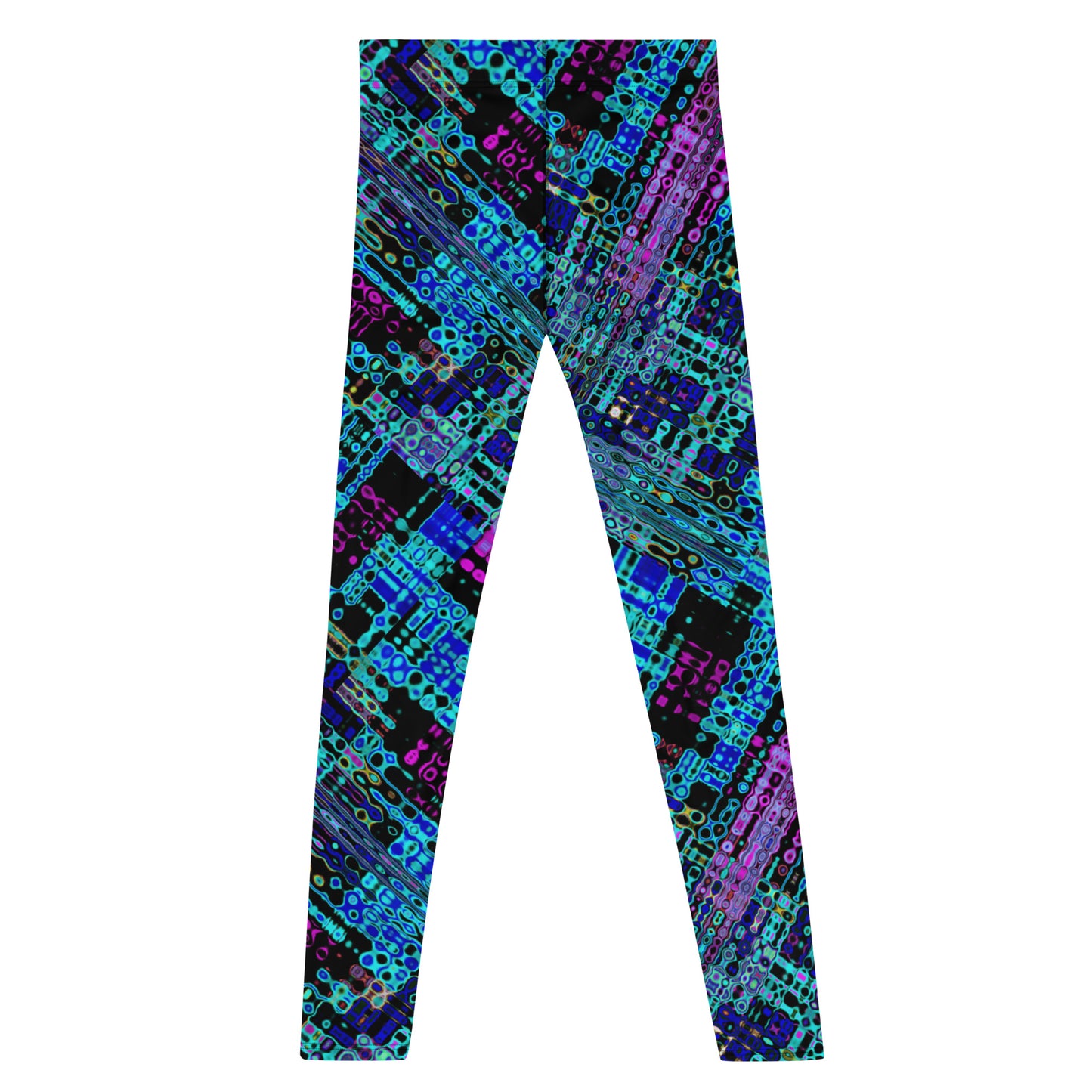 Men's Leggings, Blue, Black, Multicolor, Men's Rave Pants, Gym Leggings, Wrestling Pants, Yoga Leggings, Crossfit