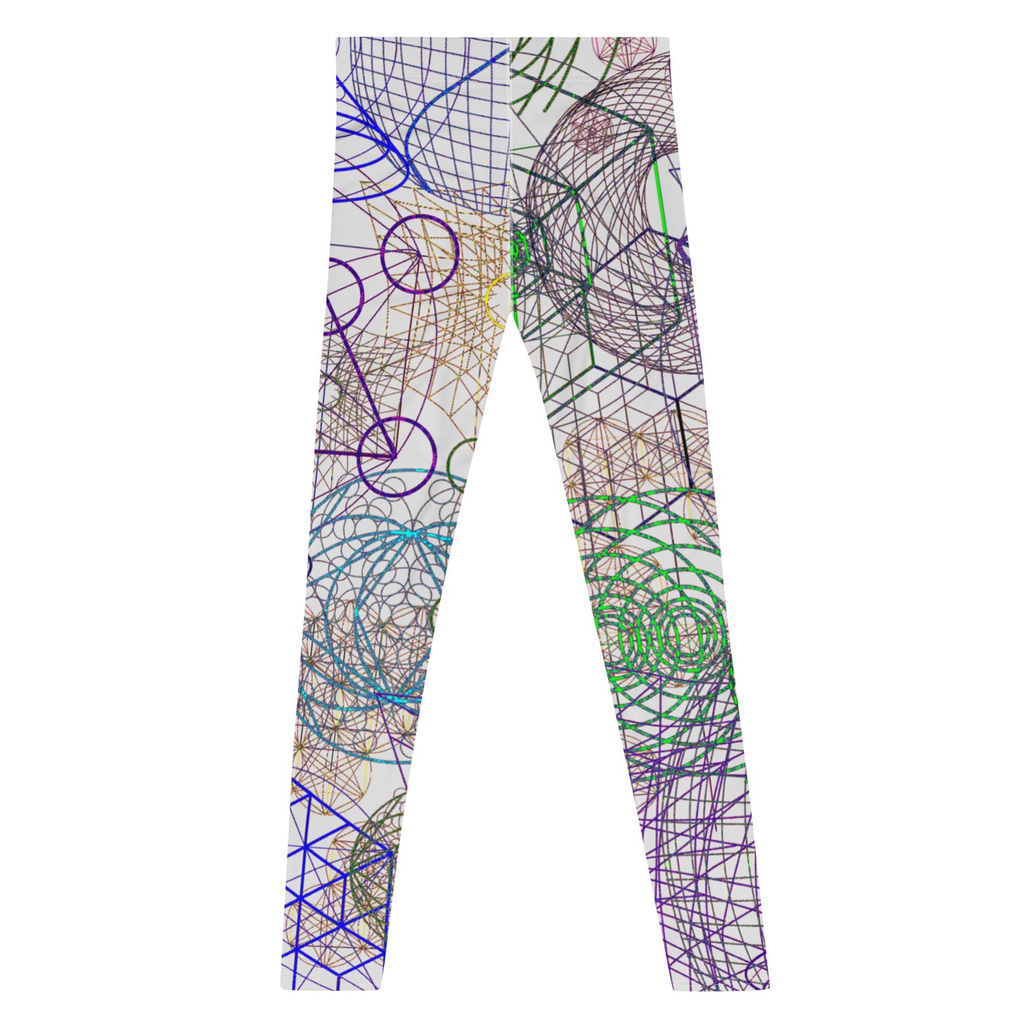 Men's Gym Leggings, Wrestling Tights, Printed Leggings, Yoga Leggings, Men's Rave Pants, Men's Festival Tights, Uranus, Capricorn, Purple