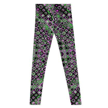 Men's Leggings, Ecstatic Dance, Festival, Rave, Gym Leggings, Trippy Leggings, Wrestling, Yoga