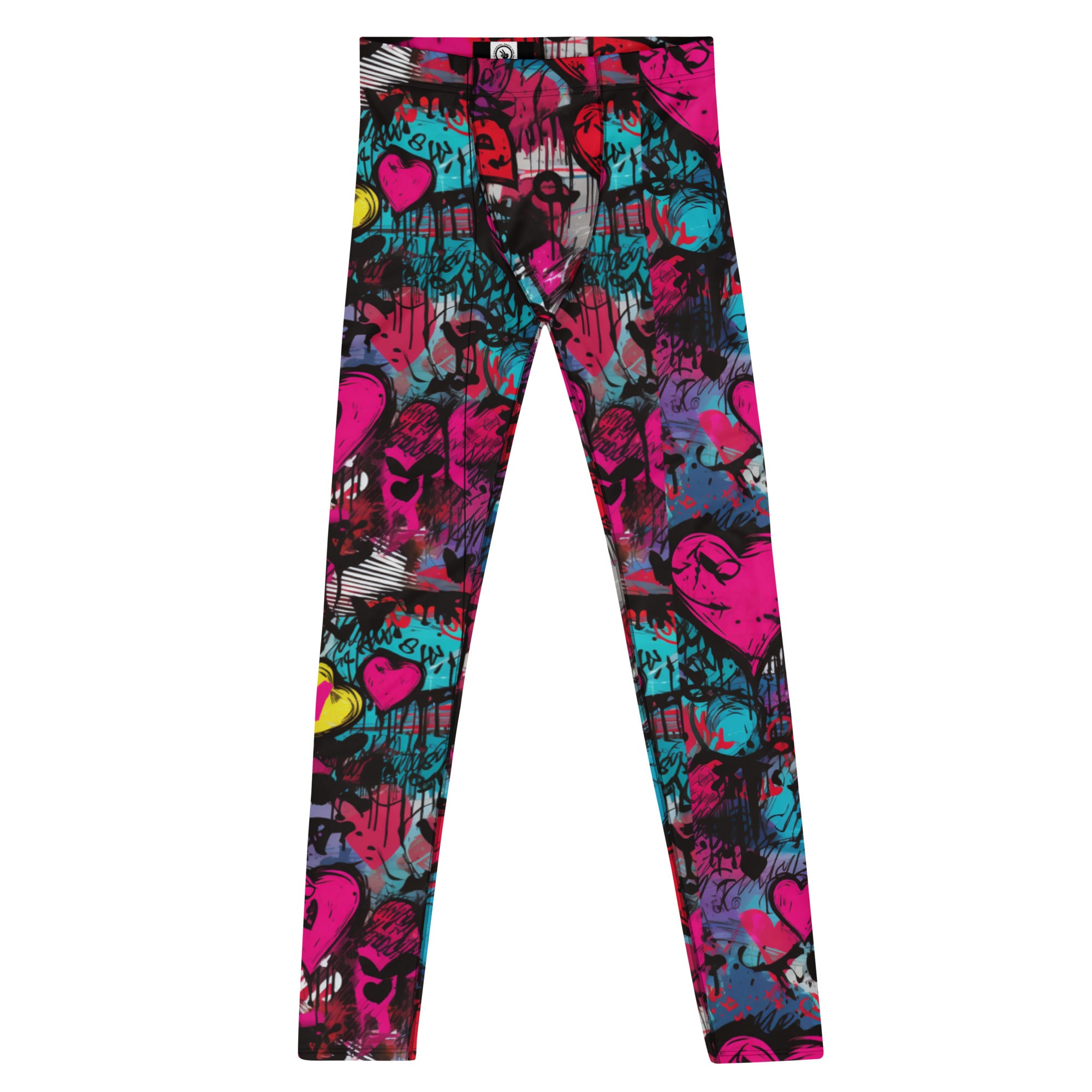 2024 Graffiti glitch mens leggings