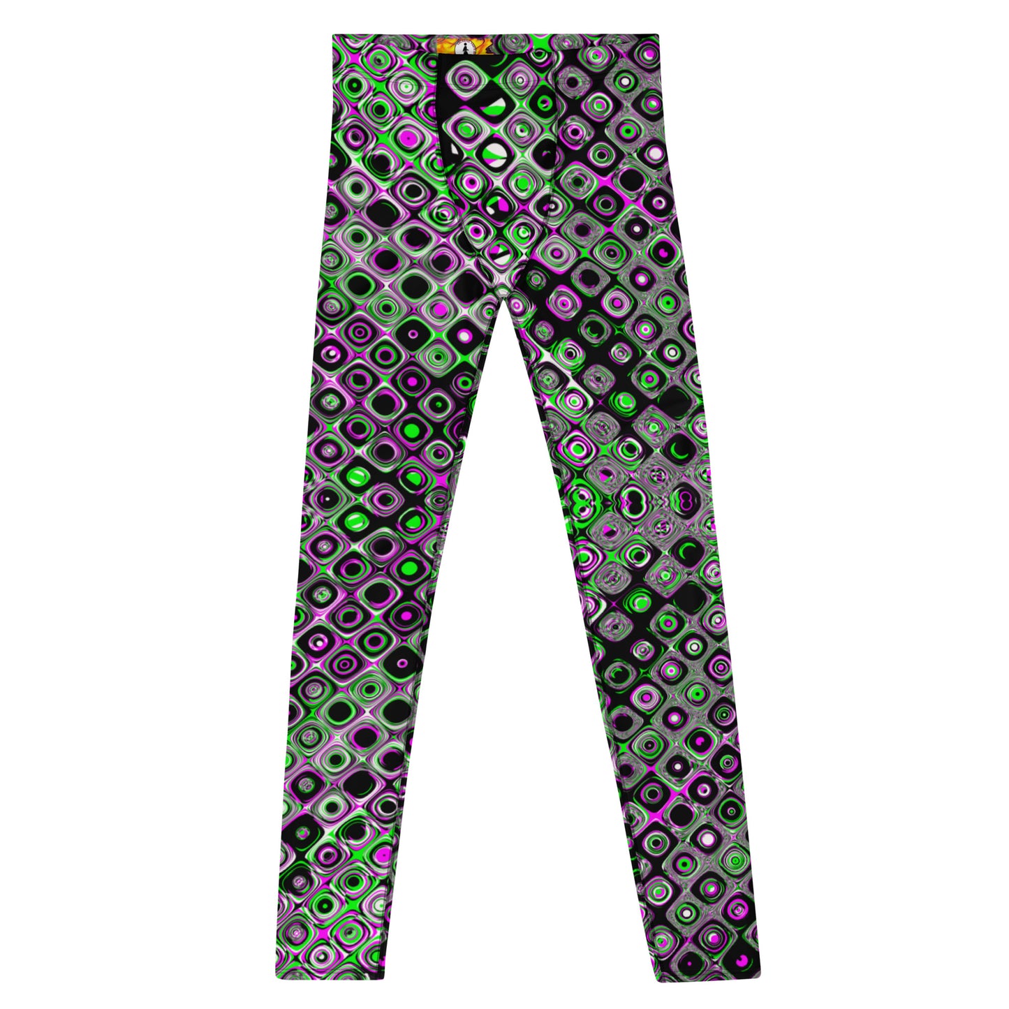 Men's Leggings, Ecstatic Dance, Festival, Rave, Gym Leggings, Trippy Leggings, Wrestling, Yoga