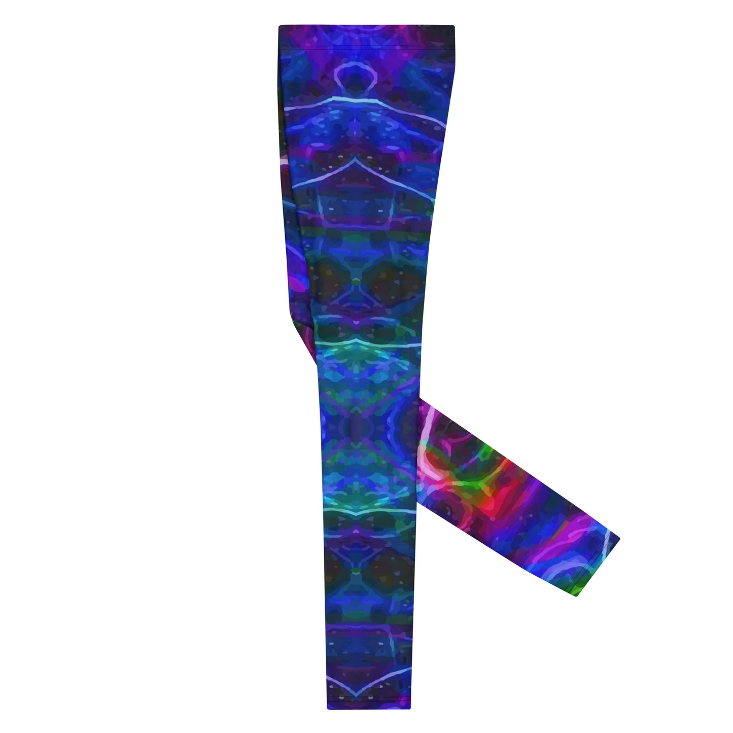 Men's Leggings, Space, Ecstatic Dance, Festival, Rave, Gym, Workout, Trippy Leggings, Wrestling Tights, Yoga