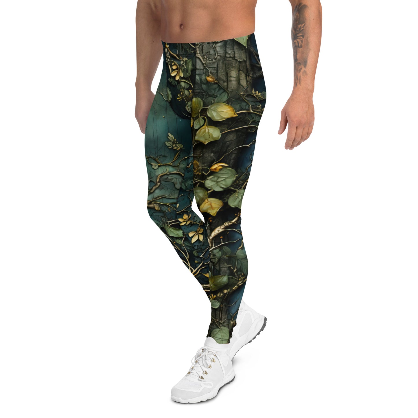 Men's Leggings, Nature, Forest, Tree