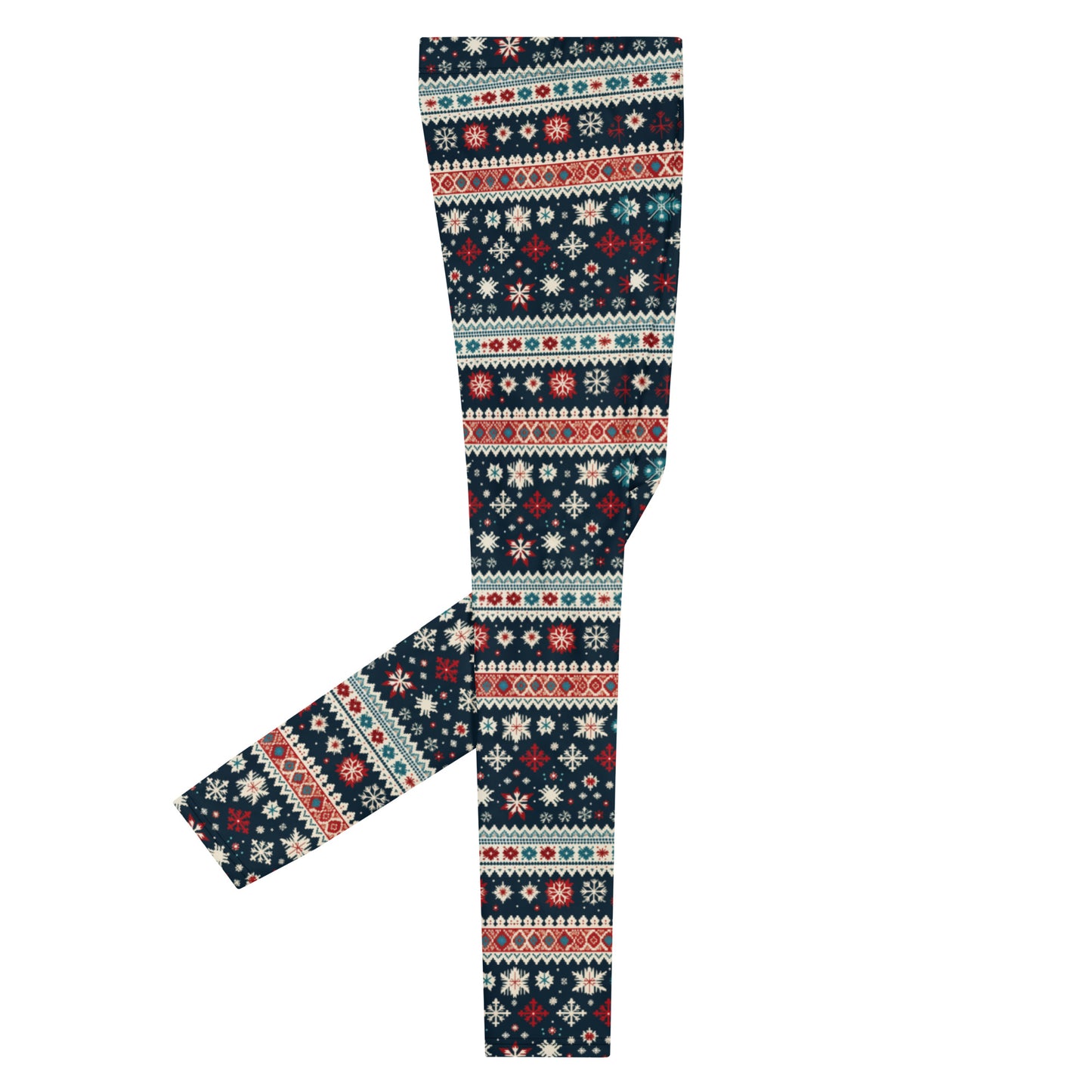 Men's Leggings, Ugly Christmas Holiday Tights, Meggings, Holiday Pants