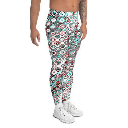 Men's Leggings, Ecstatic Dance, Festival Tights, Rave, Gym Leggings, Trippy Leggings, Wrestling, Yoga